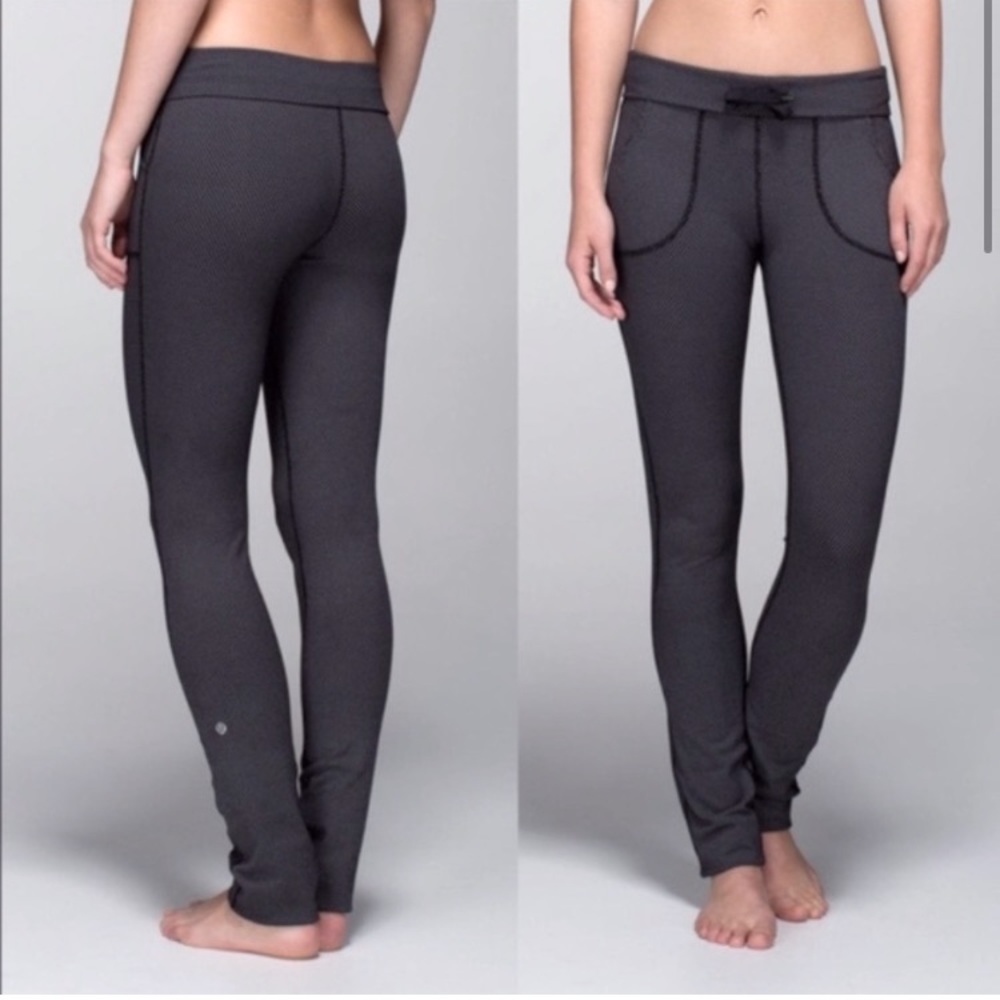 Lulu 🍋 Skinny Will Pant Print Diamond Dot